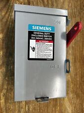 *NEW* Siemens GF221NA General Duty Enclosed Safety Switch 30A 240VAC *QTY* picture