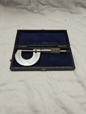 Vintage Micrometer in felt lined box Made in Germany picture