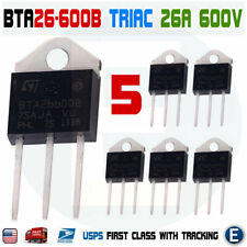 5Pcs BTA26-600B Triac ST MICRO Thyristor BTA26600B STM 26A 600V TOP-3L Insulated picture