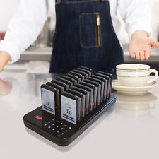 Restaurant Wireless Paging Queuing Calling System 20 Pager Guest Waiter Calling picture