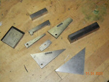 VINTAGE MACHINIST TOOLING PARALLELS SINE BAR SQUARE ANGLE PLATES picture