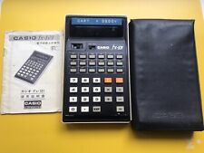 Vintage Casio FX 101 scientific calculator documents case picture