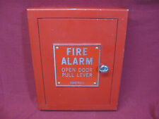 Vintage Honeywell Fire Alarm Door Panel Cover #10 Offers Welcome :-) picture