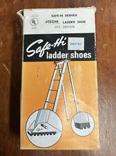 Vintage Safe-Hi ladder shoes For Step Ladders. Nos picture
