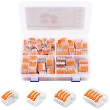 140pcs Lever Wire Connectors Nuts,Lever Quick Nuts Conductor Compact Connecto... picture