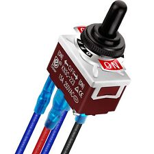 Waterproof Reverse Polarity Switch 12V Momentary Toggle Switch 30A DC Motor C... picture