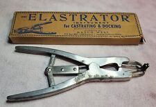 Vintage Elastrator Tool Instrument for Castrating & Docking Livestock Nasco West picture