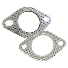 2PCS High Temp Exhaust Gasket Replacement Sealing Pad 2-Bolt Flange Gasket picture