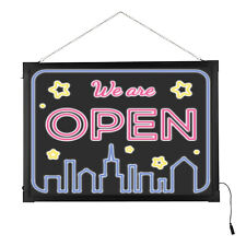 LED Light Up Writing Board Flashing Illuminated Message Menu Sign Board 40X60cm picture