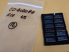 RCA & National Semiconductor CD4020BE 16 Pin DIP Qty 12 NOS Cntr/Divdr picture