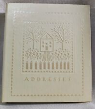 Vintage Hallmark Phone/Address Book*6-Ring Refillable*Unused*Silver Embossed picture