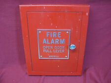 Vintage Honeywell Fire Alarm Door Panel Cover #6 Offers Welcome :-) picture