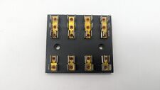 Vintage Heavy Duty 4-Gange Fuse Block for Glass Fuses LOOK READ picture