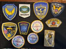 Vintage Obsolete Security Officer Patches Mixed Lot Of 11. Item 334 picture