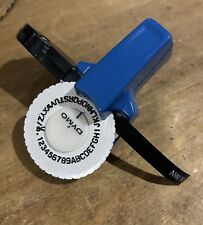 Vintage 1970s Blue Dymo Embossing Label Maker picture