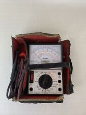 Vintage Sears Multimeter (f) 452. 520600 With Case ~ Tested ~ Meter Range picture