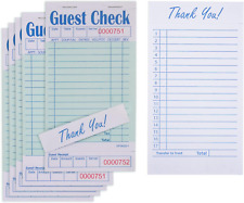 Guest Check Pads EP-3632-1 (10 Pads), Total 500 Green Waitress Notepad, Server O picture