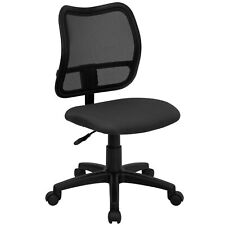 Flash Furniture Alber Mid-Back Gray Mesh Swivel Task Office Chair Grey picture