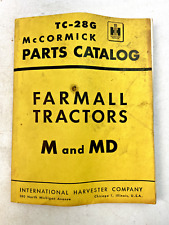Vintage 1952 IH McCormick-Deering Farmall Models M & D Parts Catalog picture