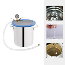 5-Gallon Tempered Glass Lid Vacuum Chamber, Low Noise Vacuum Degassing Chamber picture