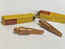 2 Vtg NOS Victor Drag Tip Cutting Torch Tip 2-1-110 Made USA picture