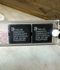DALLAS DS9034PC PLCC PowerCap With Crystal Lot Of (2) New Sealed picture