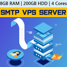 SMTP VPS Server 8GB RAM 200GB HDD 4 Core picture