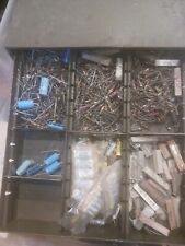Large Lot of Mixed Resistors And Capacitors, Radio Vintage Antique picture