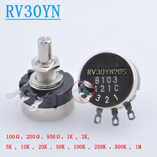 RV30YN20S 2W Single-turn carbon film potentiometer 1K 2K 5K 10K 20K 50K 100K picture