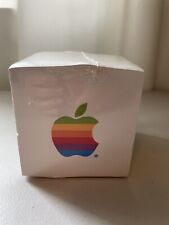 Vintage Apple Computer 4” Paper Cube Notepad Macintosh 80s 90s Office White picture