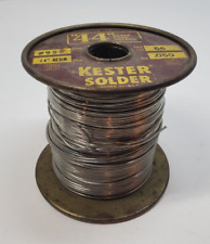 Vintage KESTER 44 RESIN CORE Wire SOLDER #955 Alloy 0.050 Diam. 2 lbs 2 Ozs picture