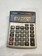 Vintage Casio MS-80TE Compact Desktop Calculator Tax Exchange 2 Way Power Solar picture
