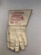 Vintage BOSS Mens Work Chore Gloves Engineers Special 602 Train picture