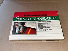 NIP NEW Vintage Seiko Instruments Pocket Spanish to English Translator DF-370 picture