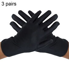 3Pairs Anti-Slip Elastic Jewelry Inspection Flag-raising Conductor Work Gloves 8 picture