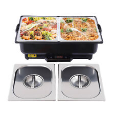9L Electric Catering Stainless Steel Chafing Dish Buffet Warmer Trays Server picture