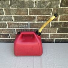 Vintage Gott 2-1/2 Gallon Gas Can Rear Vented Red Poly Model 1226. picture