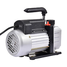 4CFM 1 Stage Vacuum Pump 1/4HP HVAC Refrigeration Air Conditioning Rotary Vane picture