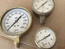 Vintage Pressure Gauges. Water. picture