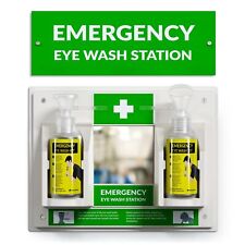 MAASTERS BPA Free Portable Eye Wash Station OSHA Approved - Wall-Mounted Firs... picture