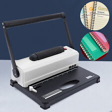 Manual Spiral Coil Binding Machine Inserter Binder Round Hole Punch Office New picture
