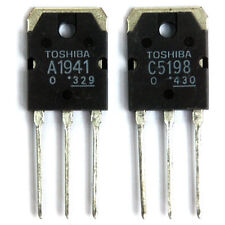 1pair 2SA1941 & 2SC5198 A1941+C5198 Toshiba Transistor PNP NPN 10A 140V 100w picture