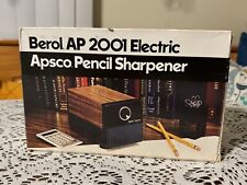 Retro Vintage Berol AP 2001 Electric Apsco Pencil Sharpener - New Old Stock picture