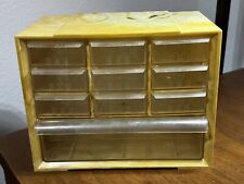 Vintage Akro-Mills Gold  10 Drawer Storage Organizer Cabinet Akron Ohio picture