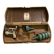 VINTAGE MEDICAL Welch Allyn Otoscope Head With Case And Tips picture