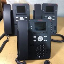 Lot of 3 Avaya J139 VoIP Business Phones Cobalt Black 700513916 (5179) picture
