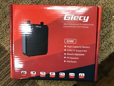 GEICY G300  PORTABLE VOICE AMPLIFIER /REVERB,FM RADIO-NEW picture