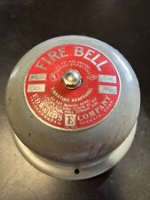 USED - Vintage Edwards Signaling- 4-inch - Grey Fire Bell 115 Volts  Works picture
