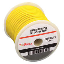 TEMPCO TCWR-1022 Thermocouple Ext Wire,KX,24AWG,Yel,100ft 3HWN1 picture