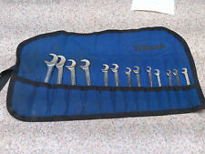 Vintage Williams Set Of 13 Open End Angle Wrench Set 3/16